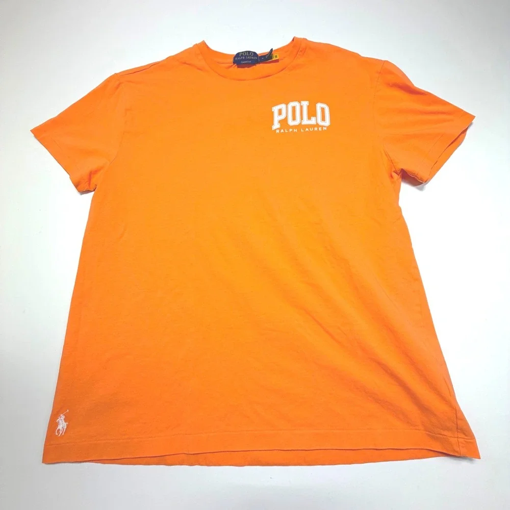 Polo Ralph Lauren Classic Fit Tee – Orange –‎ Men's Medium